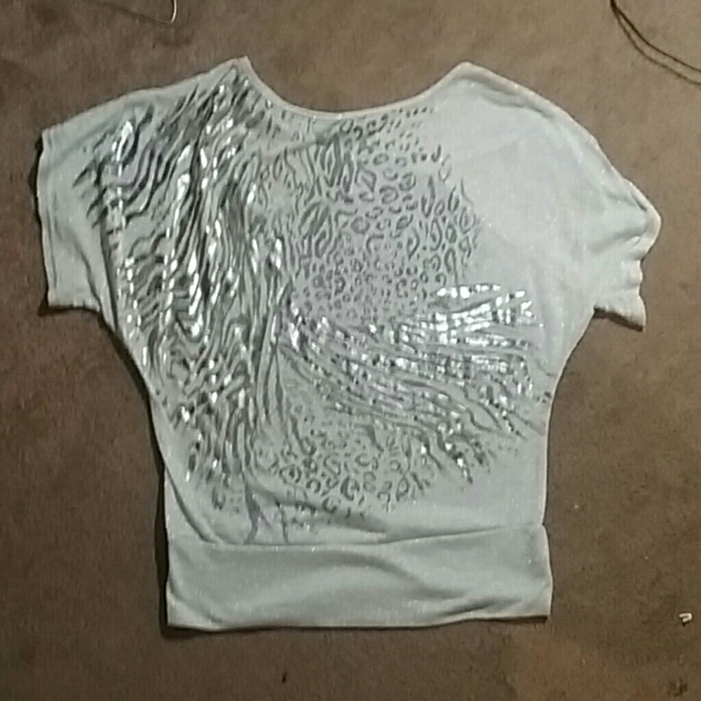 Womens size small animal print short sleave shirt